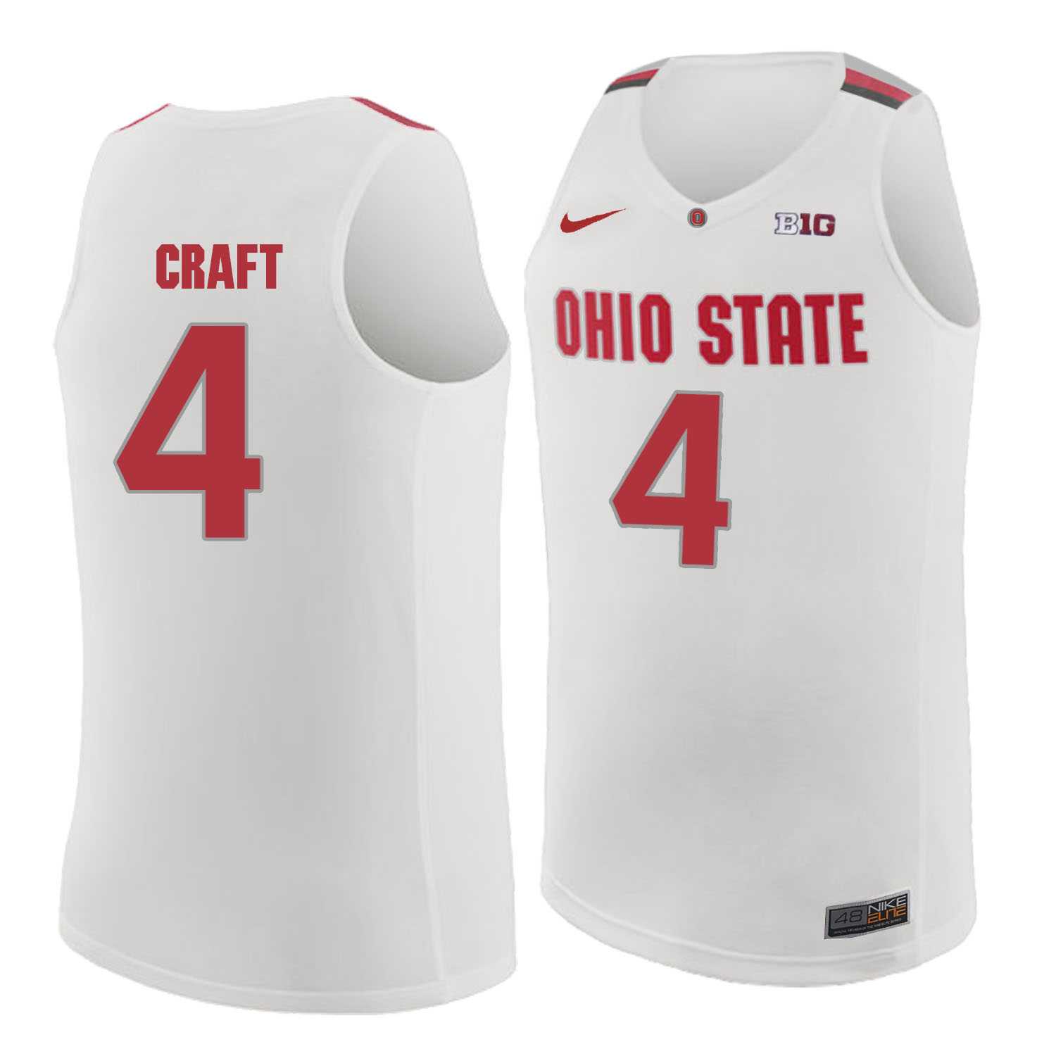Ohio State Buckeyes #4 Aaron Craft White College Basketball Jersey Dzhi,We sell and wholesale Ohio State Buckeyes #4 Aaron Craft White College Basketball Jersey Dzhi on line form chian!